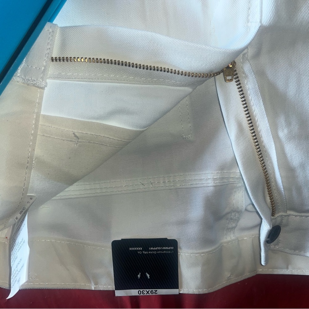 Dickies Utility Pants NWT 29x30 White Relaxed Fit Workwear Carpenter Style - Picture 3 of 7